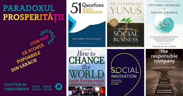 33 de recomandări pentru antreprenori sociali: cărți, podcasturi, newslettere & more
